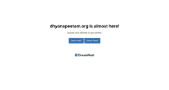 Desktop Screenshot of dhyanapeetam.org